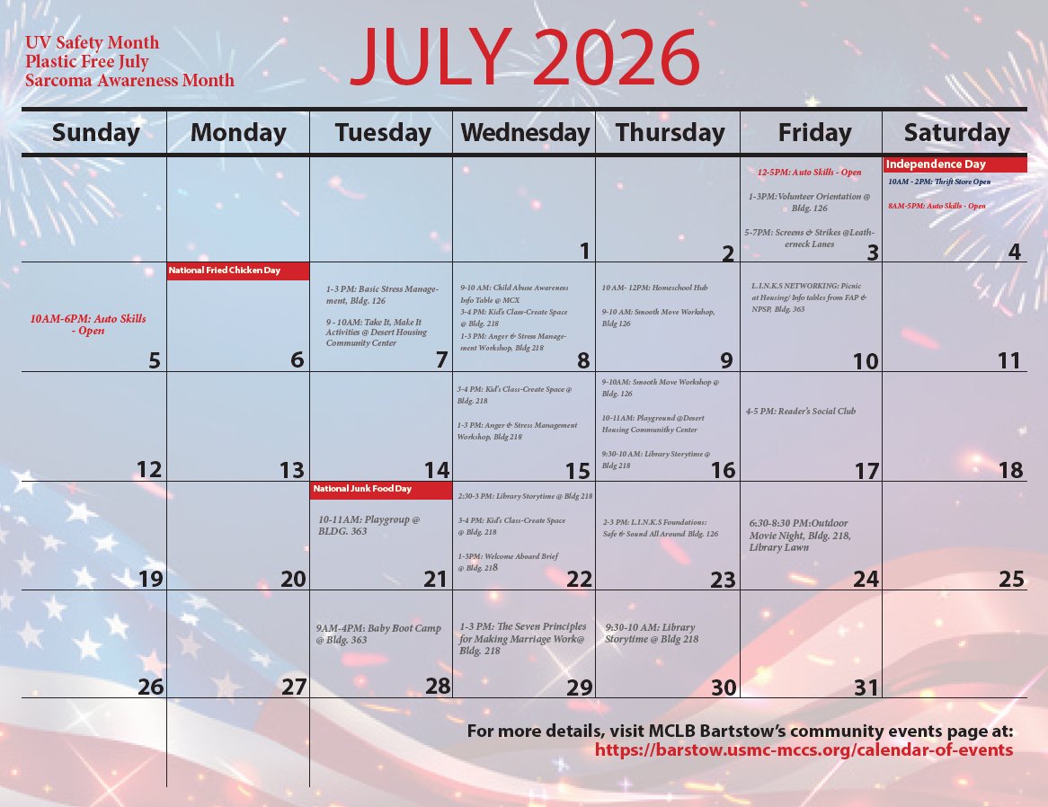 july calendar 2026